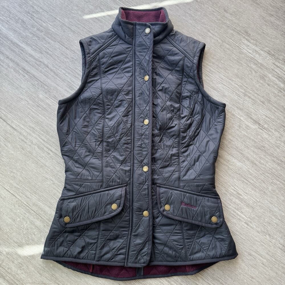Barbour Dark Navy Quilted Gilet Vest